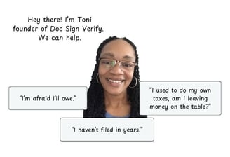 image of Toni Campbell the owner of Doc Sign Verify