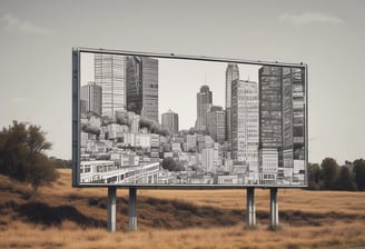 a sign for a business that is advertising a company
