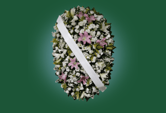 Imagem de coroa de flores A Premium III do grupo maya do serviço funerário de são paulo