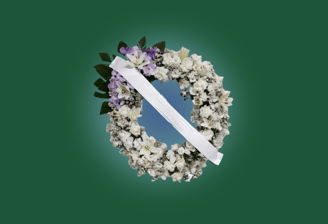 Imagem de coroa de flores Arco americano luxo do grupo maya do serviço funerário de são paulo