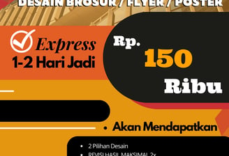 Desainin Pro Jasa Desain Brosur Flyer Poster di Kota Kabupaten 150 Ribu