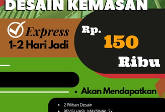 Desainin Pro Jasa Desain Kemasan Pengemasan Produk di Kota Kabupaten 150 Ribu