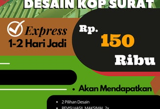 Desainin Pro Jasa Desain Kop Surat di Kota Kabupaten 150 Ribu