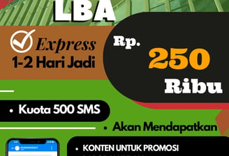 Iklanin Pro by Bob Jasa Iklan SMS LBA Broadcast Murah Cepat di Kota Kabupaten 250 Ribu