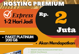 Website / Toko Online PLATINUM 2 JutaWebsite / Toko Online PLATINUM 2 Juta