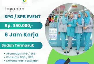 Penyedia Jasa SPG SPB Event Agency di Kota Kabupaten 350 RIBU