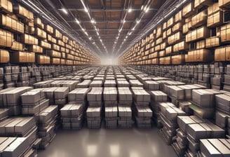 A handwritten note on white paper reads 'Technology with good people must bring compassion.' Below, a purple pen and a red computer mouse are placed on a patterned textile background.