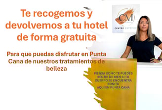 Te recogemos y devolvemos a tu hotel de forma gratuita para que disfrutes de nuestro centro estetico