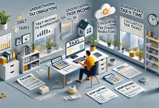 Ilustrasi mengurus pajak freelancer - SMR Konsultan Pajak Profesional Jakarta