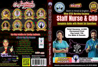 best book for bihar staff nurse and cho exam