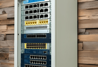 network rack with Compact Wall-Mounted