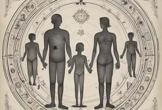 a group of people sitting around a table