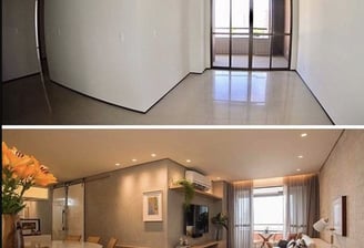 travaux avant et après le Home Staging