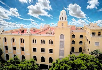 Image of Qutbi Masjid In Coimbatore. A masjid of Dahoodi Bohra Community in Coimbatore