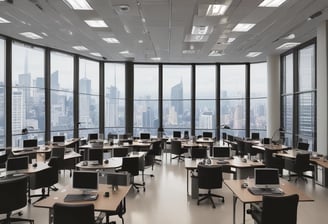 A financial report is laid out with an intricate chart showing data trends over multiple years. Surrounding text appears to be in a newspaper format, with graphs and tables prominently displayed. The focus is on a detailed line graph illustrating fluctuations.