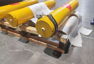 Subsea piston accumulators