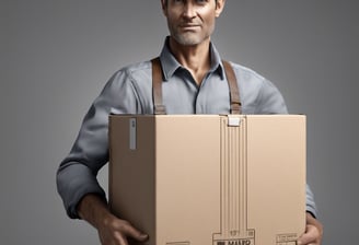 a truck with a plane on it and a plane in the background