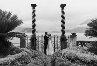 wedding session at Villa Monastero in Lake Como