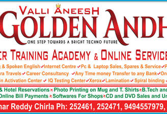 Golden Andhra Computer Training Academy