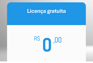 licença gratuita