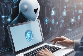 Signage on a wall reads 'Cybercrime Analysis & Research Alliance @ NTU (CARA)' in bold, white letters against a dark, textured surface. A corridor with partial ceiling panels is visible, and there's some greenery in the background.