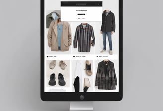 person facing computer desktop