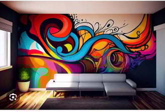 a couch and a couch in a room