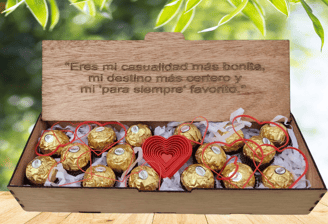 caja de madera personalizada
