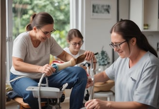 A diverse group of people are gathered for a protest or awareness event, holding various colorful signs advocating for disability rights and inclusion. Some signs have text promoting the inclusion of individuals with disabilities in sports and society, with messages like 'I want to turn my disability into ability' and 'Support Disability Rights.' The participants appear engaged and passionate about the cause.
