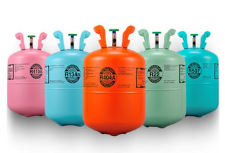 refrigerant bottles