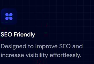 Service offered includes SEO Services that enhance site visibility