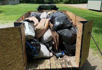 Trailer Full of Junk