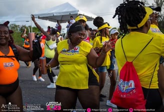People dancing in GTM clothing