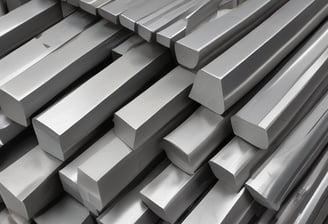 A complex structure of steel beams and riveted metal sheets arranged in an intricate, overlapping manner. The framework suggests an industrial or construction scene with a focus on heavy metalwork.