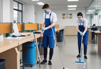 A modern building facade with large blue-tinted windows and a white exterior. The entrance is labeled Student Services Centre. Palms and shrubs are visible in the foreground, adding greenery.