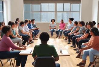 A person holding a business card with an elegant, cursive signature. The person is dressed in a suit, with a necktie and wearing a wristwatch. The background appears to be blurred.