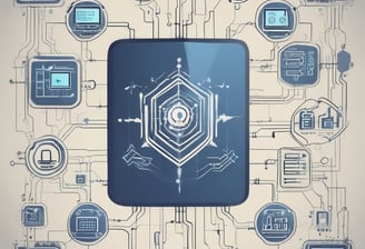 A black device with the brand name 'Cypherock' lies on top of a set of smart cards labeled with numbers 1 to 4. Each card features a chip and wireless symbol, suggesting it is a high-tech, possibly security-related gadget.