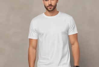 A neatly folded black T-shirt with a blue and white label displaying the size XL. The shirt is made of cotton and is set against a plain background.