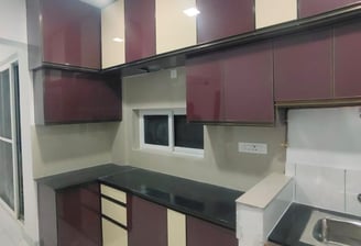 aluminum modular kitchen