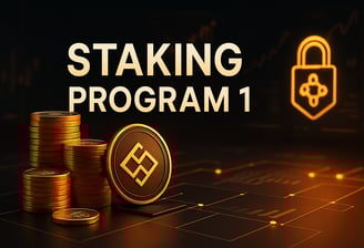 a stack of coins with a stack of coins and a stack of coins with the
