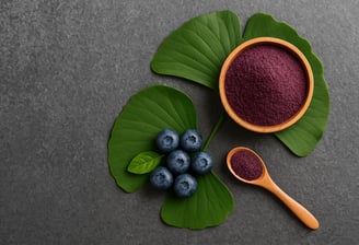 Harina de arándanos en Flexacil Ultra para protección antioxidante natural