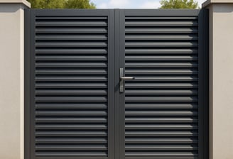 aluminium main gate design