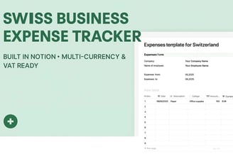 a swiss business expense tracker
