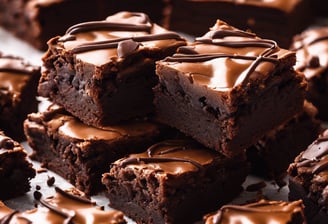 brown cookies on white and black checkered textile