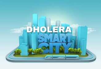 a smart phone with the words dholera smart city