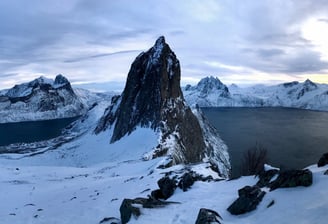 fjord norvégien Senja island