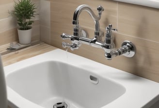Installation d un lavabo et robinet encastré à Ajaccio , Corse du Sud