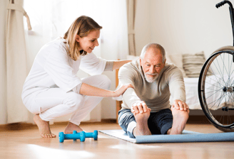 Physiotherapy at home for seniors over 65 and busy professionals