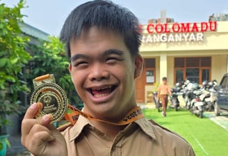 Anak SLB Negeri Colomadu Berprestasi