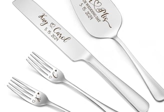 a knife and fork with a knife and fork